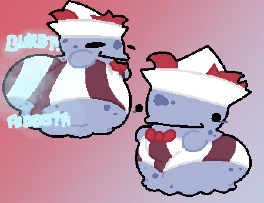 BassyBocco's tweet photo. Might work on them tomorrow, but I'm a huge sucker for slimes, so have this guy with no name so far. https://t.co/0roNVAQUKy