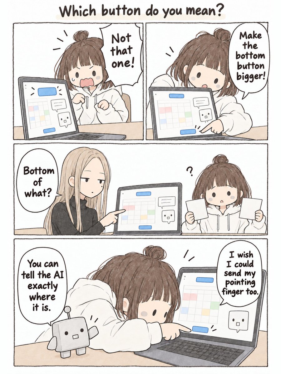 nj85c's tweet photo. @SolletiKumar Pinpoint: Point, ask, and check the fix 1/2
I explained this as a manga. https://t.co/oq49j6uOTO