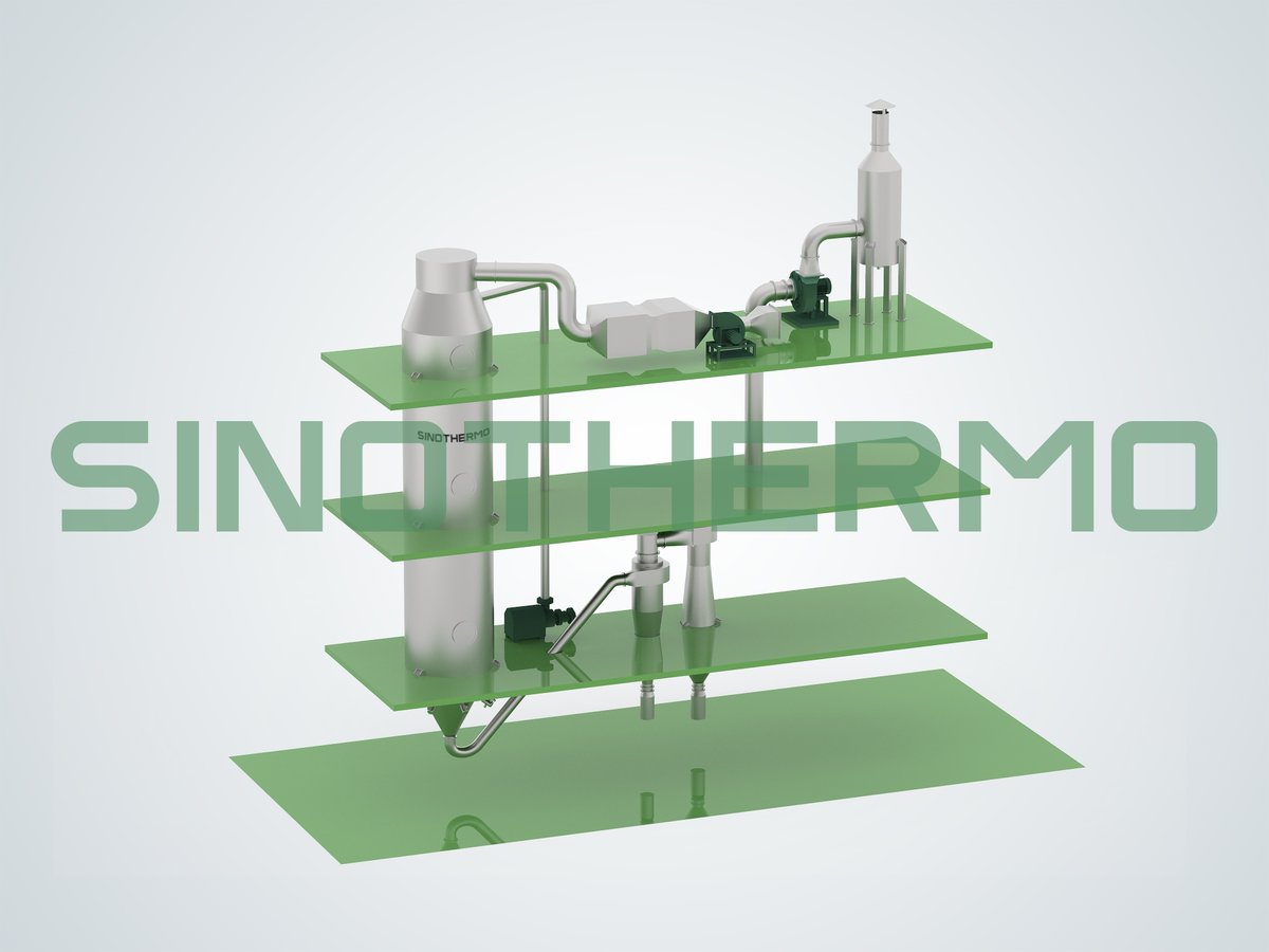 Sinothermo's tweet photo. "A 100 kg/h spray dryer" โ powder, feed or water?
Size it by evaporation capacity. 100 kg/h powder from 30% solids feed = 320 kg/h feed = 220 kg/h water to evaporate.
Worked example:
https://t.co/ZuzpmXBXIJ
#spraydrying #industrialdrying #equipmentsizing #powderprocessing https://t.co/7mdl0XaQjn