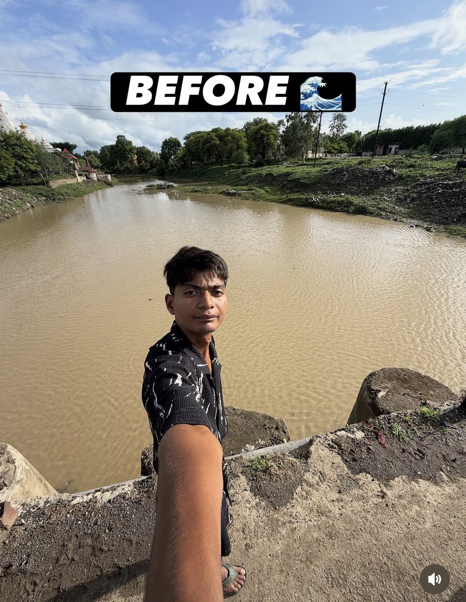 gemsofbabus_'s tweet photo. 🚨 This is the condition of the river Bittu Tabahi cleaned. It’s sad to see his hard work go waste. 💔😢 https://t.co/qDrIyrKBAV