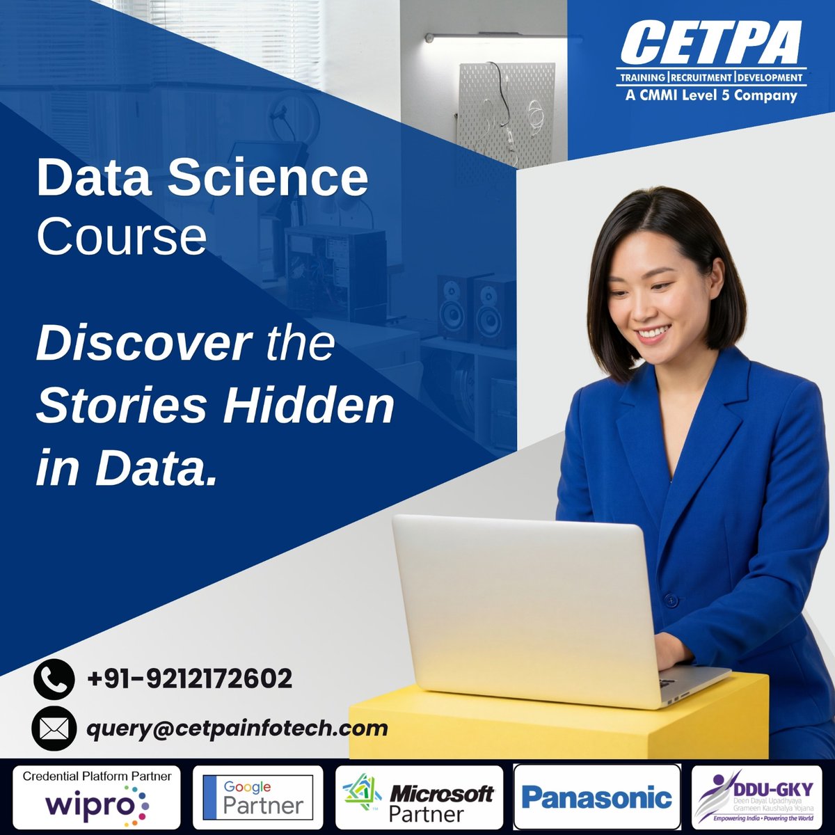 cetpainfo's tweet photo. Learn through practical concepts and hands-on applications to prepare for a data-driven future.

Apply Now: https://t.co/5QrSOQbMaR

#Cetpainfotech #DataScience #CareerInDataScience #LearnWithCETPA #PythonForDataScience #FutureReadySkills #TechTraining #DataVisualization https://t.co/VvRGP1YsBw