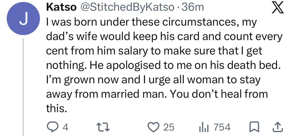 ATswanaGoddess's tweet photo. “I don’t owe the wife loyalty.”
She also doesn’t owe you or the child inclusivity or acknowledgment. Ke mo lefatsheng mo. https://t.co/TZzQlP4vNM