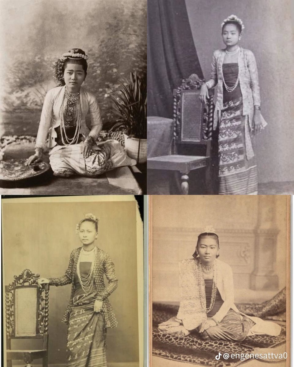 Julyueg's tweet photo. "Inspired by history, or just hoping nobody knows whose history it actually is? 👀🇲🇲 Culture isn't a copy-paste template."

#MyanmarTraditionalCostume 
@GMMTV 
#ScarletHeartTH https://t.co/9jLWiPmRwA