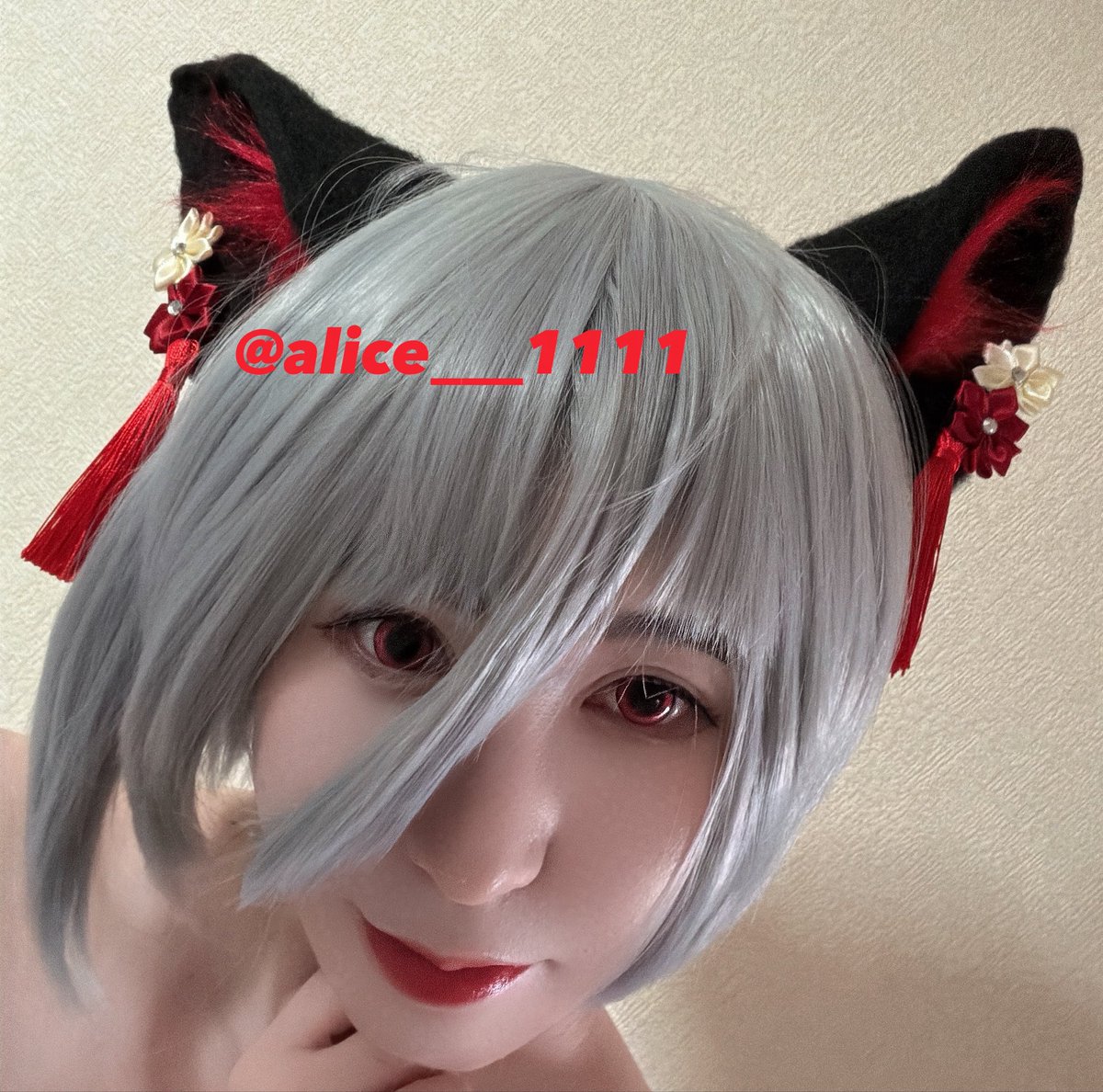 alice___1111's tweet photo. 友人のショップさん@eartail で以前作成頂いていた和チャイナ風獣耳でも先日写真撮りました✨
創作和チャイナ獣耳また今度ちゃんと撮りたいな🥺
獣耳のかわよさ広まって！笑 https://t.co/W1nliggec8