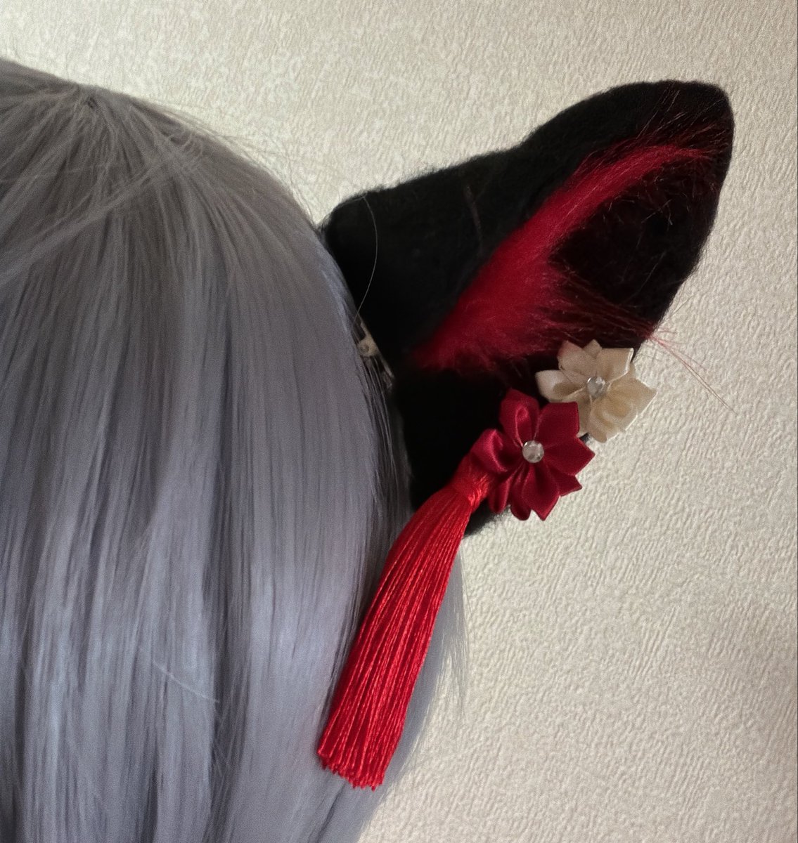 alice___1111's tweet photo. 友人のショップさん@eartail で以前作成頂いていた和チャイナ風獣耳でも先日写真撮りました✨
創作和チャイナ獣耳また今度ちゃんと撮りたいな🥺
獣耳のかわよさ広まって！笑 https://t.co/W1nliggec8