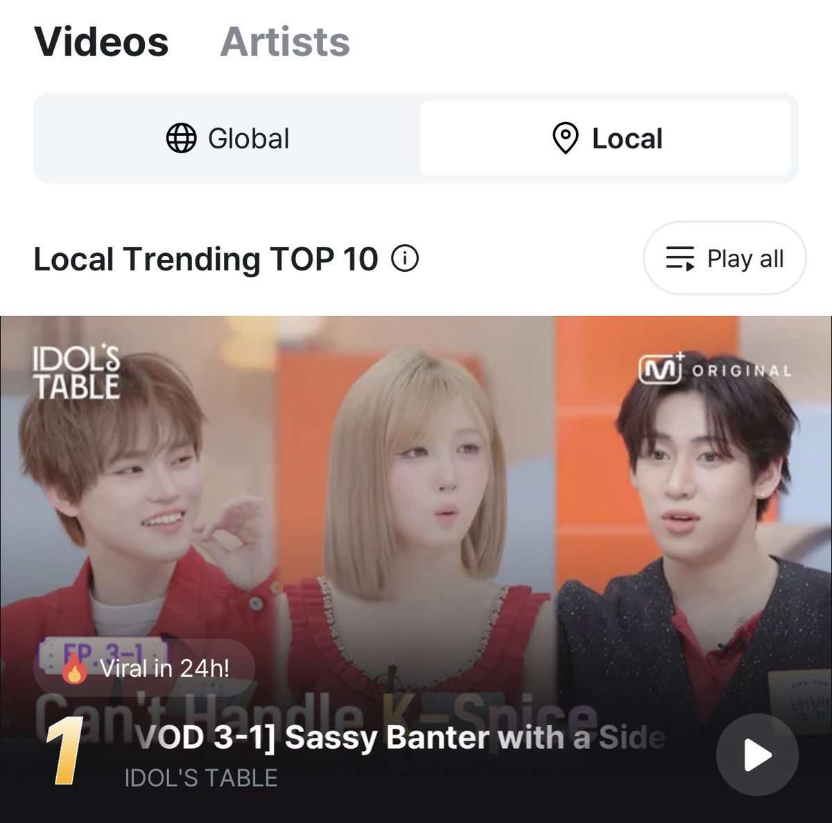 BamBamBooster's tweet photo. [Full VOD 3-1] Sassy Banter with a Side of K-Spice 🔥| IDOL'S TABLE ติดอันดับเป็นคลิปไวรัล 24 ชม. เทรนด์ Local (Korea) อันดับที่ 1 และเทรนด์ Global (International) อันดับที่ 1ใน Mnet Plus ด้วยค่ะ ✨🍽️

🥇Local Trending TOP1
🥇Global Trending TOP1 

เข้าชมคลิป กด Like คอมเม้นให้ BamBam คลิกเลย 👉🏻 https://t.co/JkHroNL1fb

#IDOLSTABLEEP3xBamBam 
#IDOLSTABLE #MnetPlus_Original
#BamBam #뱀뱀 @BamBam1A 
@BAMBAMxBAMMIE