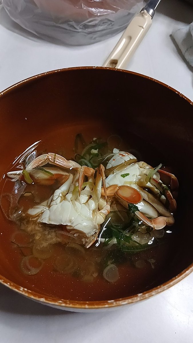 potatooooo09's tweet photo. 骨盤くだけちった?てくらい痛いからコルセット買って着て履いた。神か。

悪阻いつになったら終わるんだろうかこれ。

後、ヒラガニが旬の季節となりました🦀 https://t.co/MuVnSgA22R