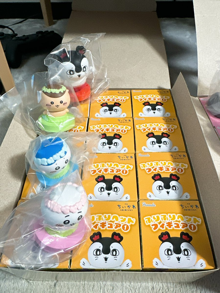 iyashi_no_one's tweet photo. ちいかわ
ふりふりヘッドフィギュア
たまたま入荷に遭遇したので衝動買いしてしまったよ笑笑

ちなみに配列はこんな感じ

友達も全く同じだったので、間違いないと思います https://t.co/xYQnUgtXlq