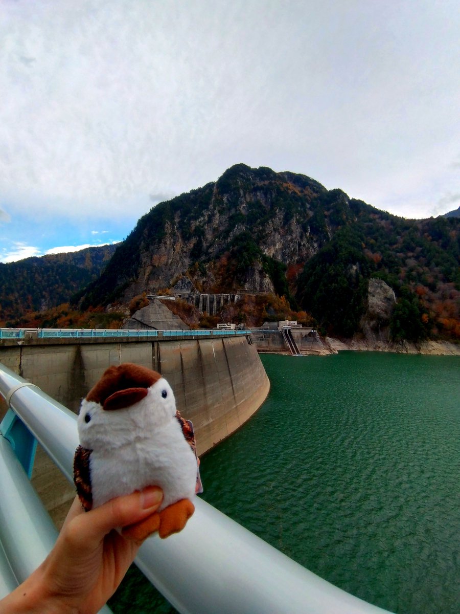sea_aquaaa's tweet photo. 初黒部渓谷！😊
あまりにも可愛くて買ってしまった雷鳥丸と一緒に🐦‍⬛ https://t.co/vmG11WounJ