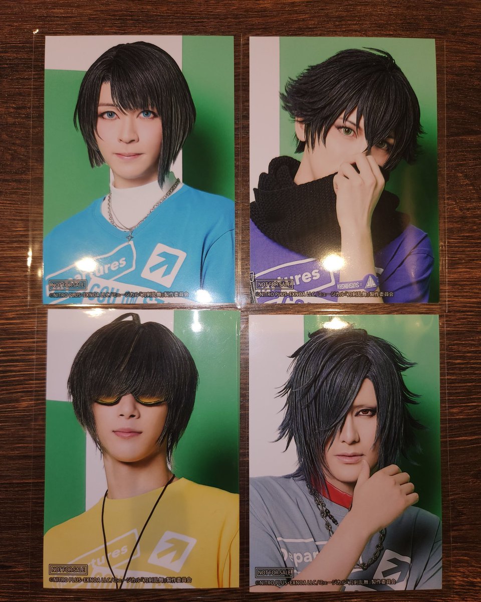 5ken173mak's tweet photo. 【交換】ミュージカル刀剣乱舞　刀ミュ
江おんすていじ　すとあ
特典 ブロマイド
タワレコ タワーレコード

譲：★松井 桑名 ●水心子 大典太

求：★五月雨 村雲

★↔★、●は求む纏めて優先
郵送または大阪手渡し可能です。
検索からでもお気軽にお声がけ下さい。 https://t.co/6RvenuFLwD