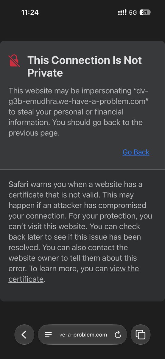 rkonit's tweet photo. 🔐 Following the reported eMudhra CA private-key compromise, visit https://t.co/fcceZ1ZgPM to test your browser’s certificate validation.

If it connects without a security warning, investigate your browser and system’s trust updates.

#CyberSecurity #eMudhra https://t.co/MohhW5uADi