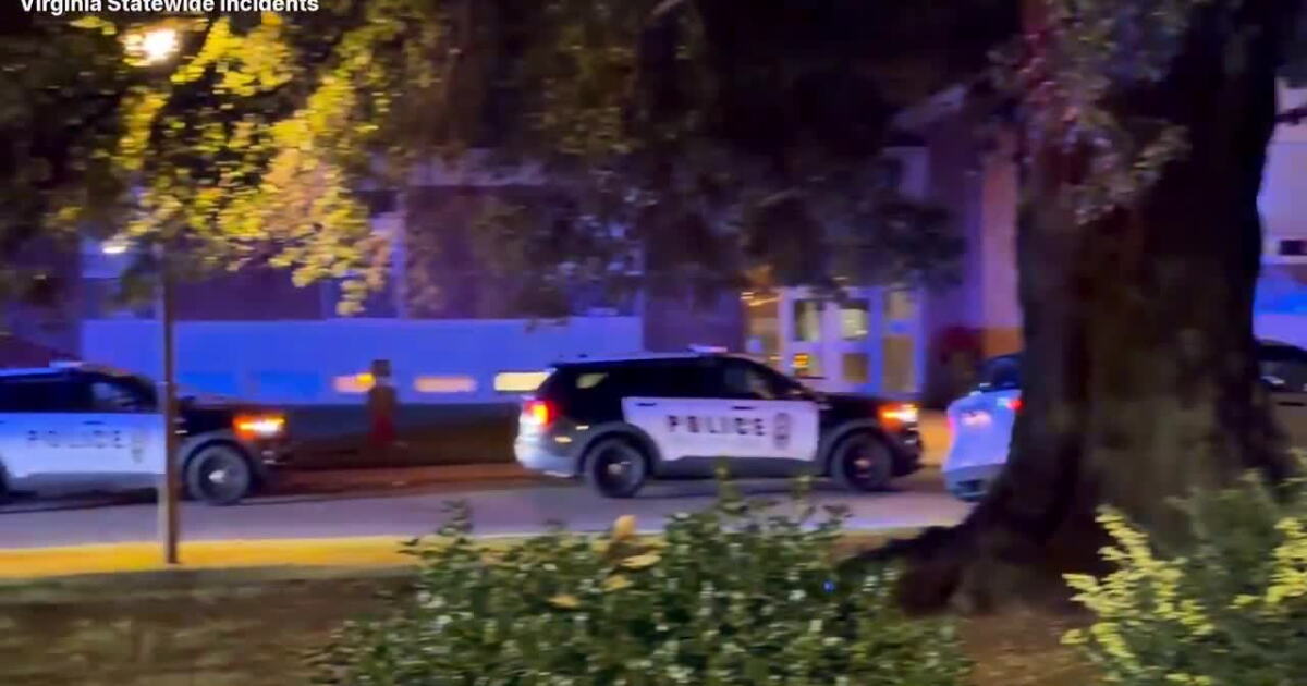CBS6's tweet photo. One person  has  been  hospitalized  following a reported  shooting near Virginia  Union University. 🔗 Find link in our bio. https://t.co/7IHQ3Us2zp