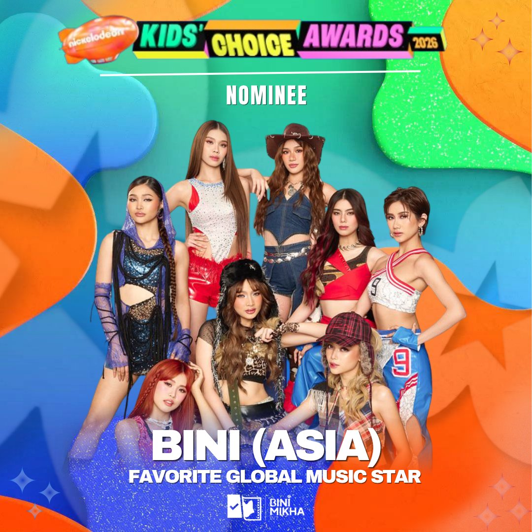 BiniMikhaBVT_'s tweet photo. 📢 KIDS' CHOICE AWARDS 2026

Mikhalites and Blooms, even though we didn't win sa nakaraang voting, we won't stop voting for Mikha, especially for BINI! Don't worry, because these are completely free votes—all we need is a little hard work and dedication!

Let's continue supporting our girls for Favorite Global Music Star – Asia at the Kids' Choice Awards 2026. For more voting updates on BINI, follow @BINIVotingTeam. 

If you're interested in joining BINI VT or MIKHA BVT, you can message them or us! Let's continue to grow and vote for our girls!

TARA VOTE?
🗳 https://t.co/DSVAV0j2Lm
VOTING ENDS: November 13, 2026