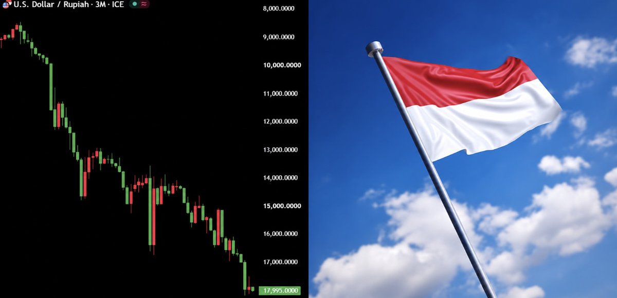 Kylechasse's tweet photo. This is the worst market Indonesia has ever seen, but no one is asking why.

MSCI demanded transparency in share ownership, tougher action on suspected market manipulation, and a 15% minimum free float.

Indonesia promised reforms. MSCI says the results weren't good enough. Indonesian officials even insulted MSCI for no real reason. 

Now MSCI wants to strip Indonesia of its emerging-market status entirely.

The fallout? Stocks down 40% this year. $65 billion wiped out in a single day. Billions in foreign capital already gone.

And the biggest victims aren't the politicians or regulators.

They're the Indonesian people, paying the price for a crisis of confidence they didn't create.