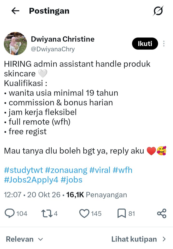 wahyumandala_p's tweet photo. Dengan segala hormat akun dengan nama di bawah ini tobat yah 

@DwiyanaChry dan  
@YolandaPutnl 

Sebuah Tread .

GUYS BANTU RT dan Apapun itu , intinya kalian harus aware sama hal apapun yg berbau scam

( mutualan saya kena scam sama salah 1 akun itu , total nya lumayan ) 
saya jelasin di bawah