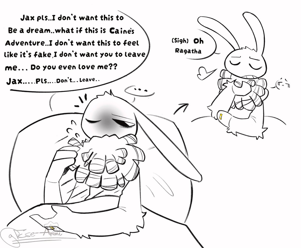Midnightzon22's tweet photo. Thought of adding this for fun :3
Enjoy 🫶🏽💙
(Idea:@liartsyy )
#bunnydoll #jaxxragatha #tadcfanart https://t.co/7fc09g2Dlp