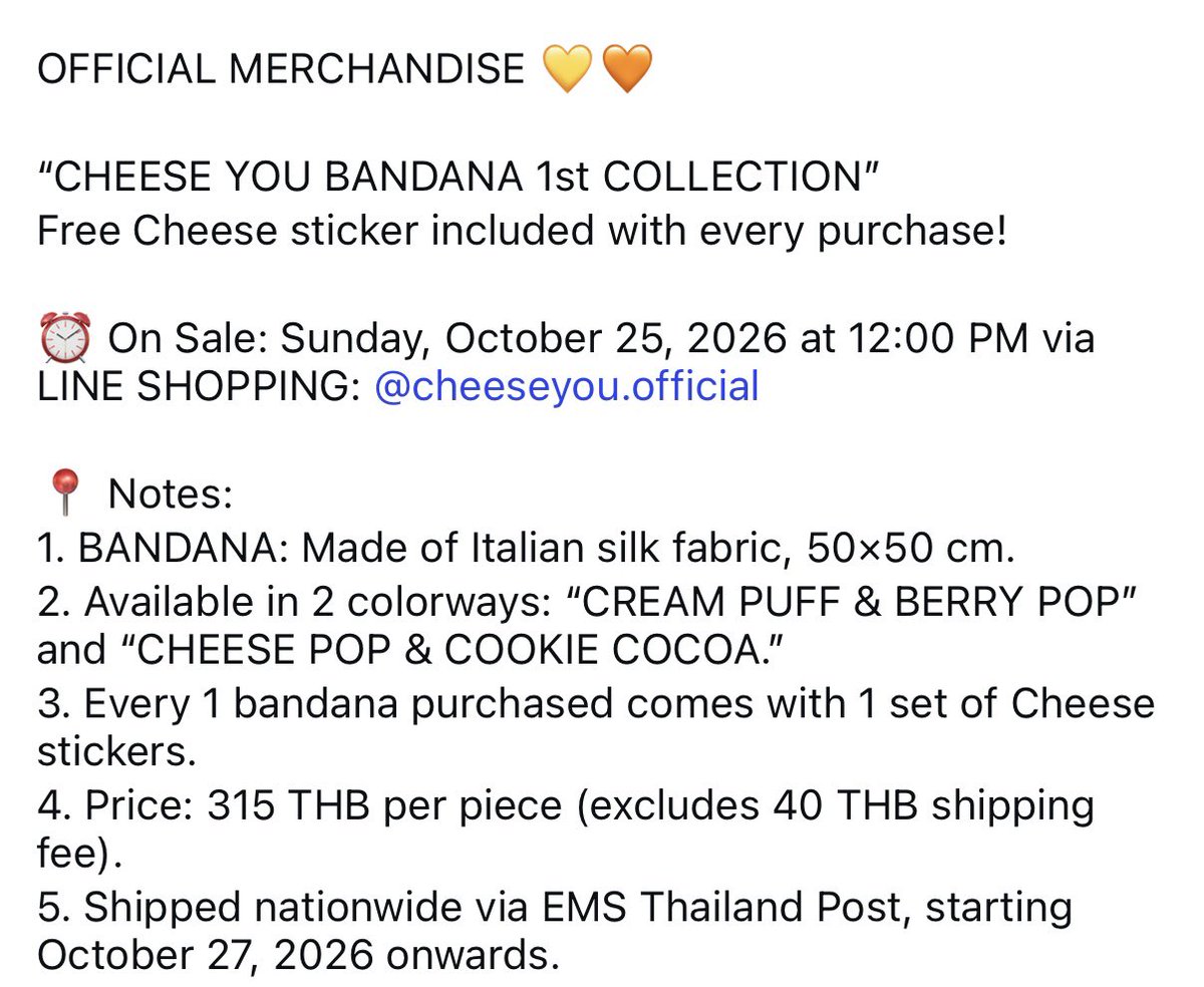 applesync12's tweet photo. If anyone is interested in supporting our King 😛😛 I can attempt to do a group order $10 + USA domestic shipping. Feel free to dm color and I will try my very besttt to buy 

#cheeseyou #jj_rcp https://t.co/SUSBpOIV4T