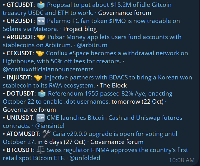 devchart's tweet photo. Compilation of crypto news
10/21/2026 edition https://t.co/gxLamcF1Ki