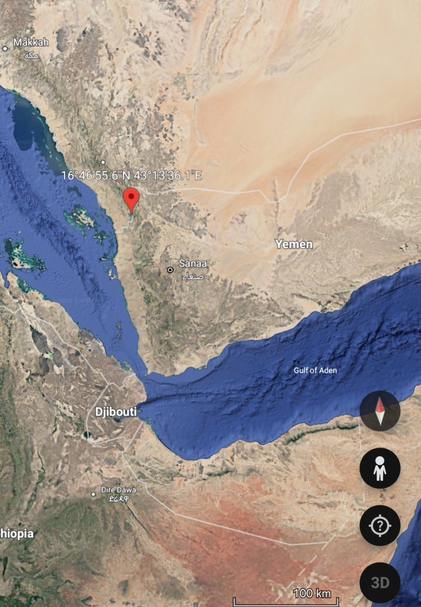 MenchOsint's tweet photo. Geolocation of Saudi soldiers targeted by a projectile dropped by a Yemeni-operated drone near the border. https://t.co/MuZtHDaBjI