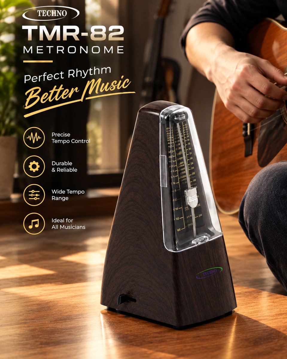 TechnoMusicInd2's tweet photo. 🎵 Perfect Rhythm, Better Music! 🎶✨
Meet the TECHNO TMR-82 Metronome — your perfect companion for mastering every beat! 🎼🔥
#TechnoMusicIndia #TechnoTMR82 #Metronome #PerfectRhythm #BetterMusic https://t.co/e8X798kSub