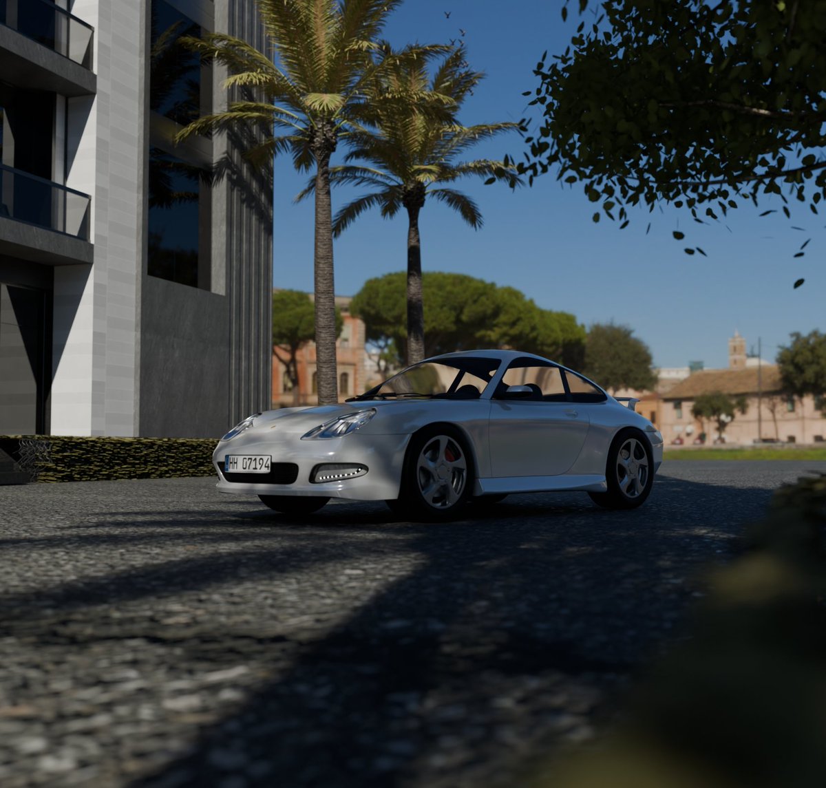 Elvisactive's tweet photo. I posted this here several months ago so I'm doing it again.. 
Made and rendered in blender cycles 
#cgi #art #design #CGI2026 #cars #environment #realism https://t.co/v25TTztZSO