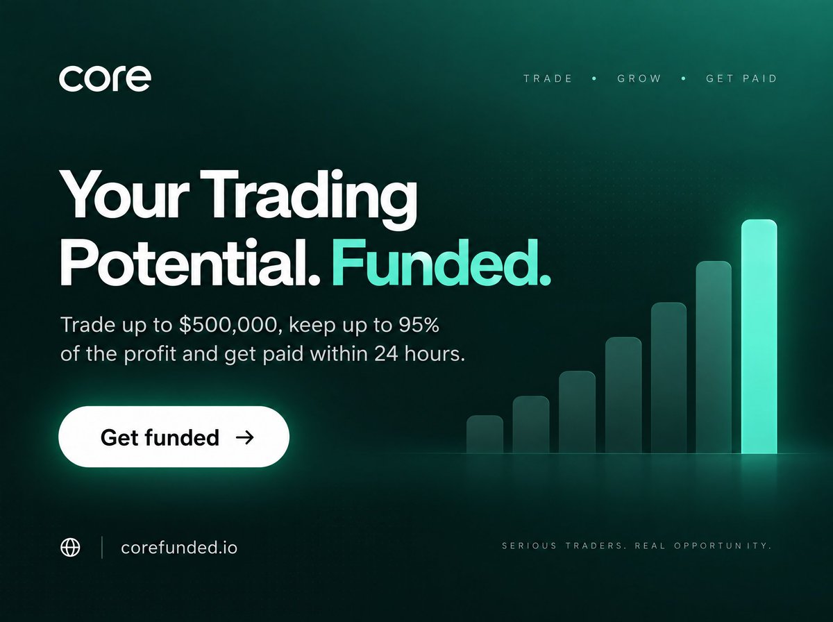 PropRewardsClub's tweet photo. 🔥 BIG NEWS FOR TRADERS!

Core Funded is now partnered with Prop Rewards Club! 🤝

Get 50% OFF your first order with code PROPREWARDS50 💸

$5K account for just €5? 👀 Check out their special offer!

🔗 https://t.co/Paav2WreR0

Join now and grab your discount!

#CoreFunded https://t.co/LJpcAktkT7