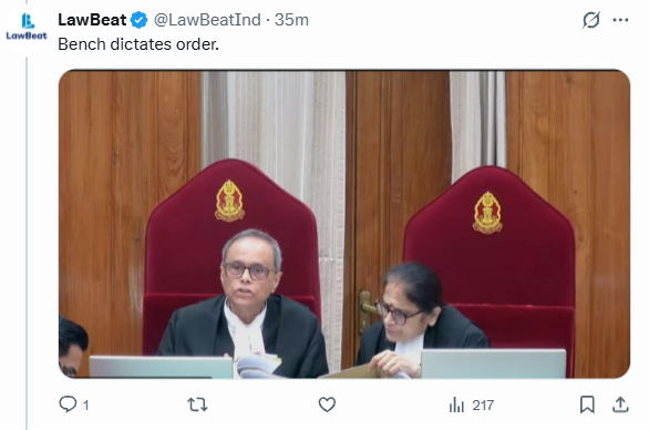 CockroachGaruX's tweet photo. SEC SHALL POSTPONE THE PUBLICATION OF THE FINAL LIST OF CANDIDATES TILL 25TH OCTOBER, 2026.

DGP SHALL TAKE STEPS FOR POLICE BANDOBAST AND PROVIDE PROTECTION TO CANDIDATES WHO COME TO FILE NOMINATIONS.

Oh my Luthra gi...Are you carrying iTDP factory videos ☺️☺️☺️

https://t.co/loG8zAqpkJ