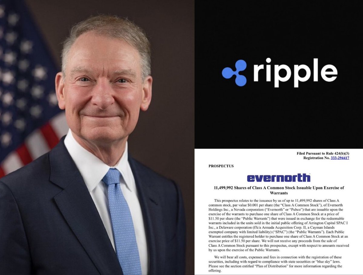 cryptorover's tweet photo. IT’S OFFICIAL: 🇺🇸 The SEC has reportedly cleared Evernorth’s filing to raise funds through share sales to BUY MORE $XRP. 

THE GREEN LIGHT IS HERE! https://t.co/7Rx74kFbKY