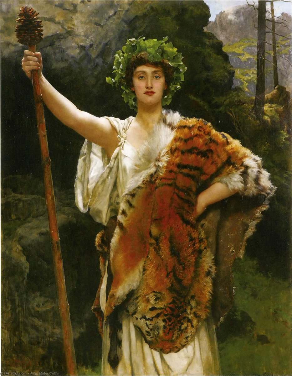httpsmnemos's tweet photo. “The priestess of Bacchus” John Maler Collier
c. 1889 https://t.co/GraI0MM4QF