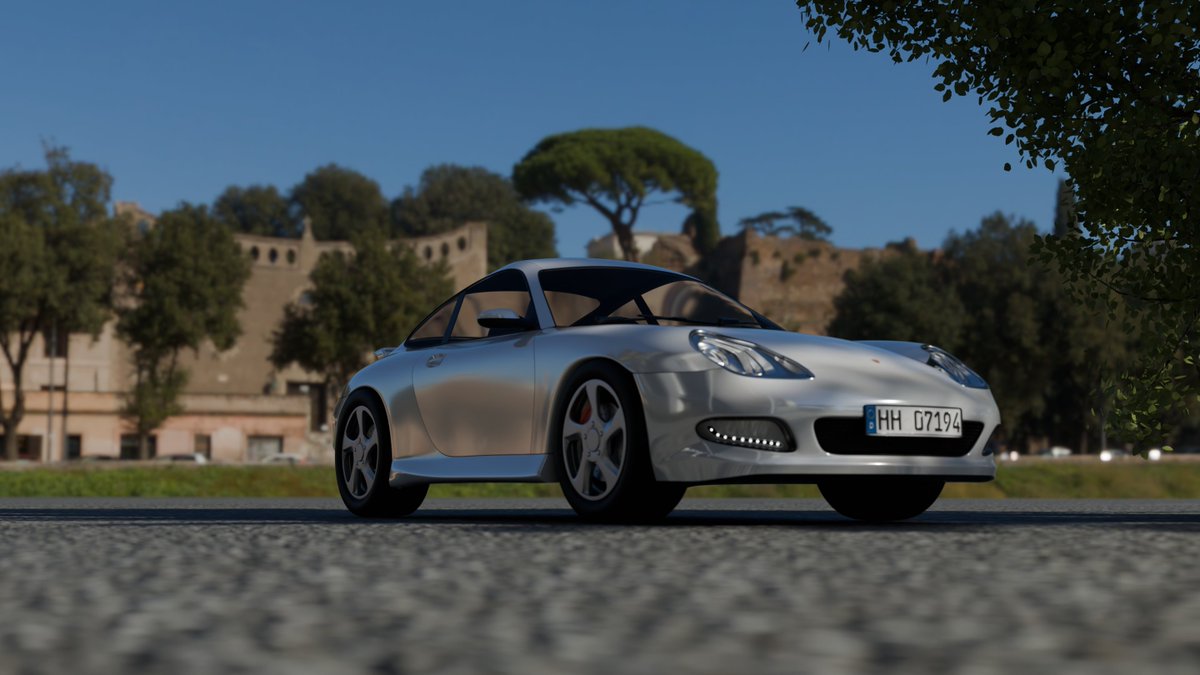 Elvisactive's tweet photo. I posted this here several months ago so I'm doing it again.. 
Made and rendered in blender cycles 
#cgi #art #design #CGI2026 #cars #environment #realism https://t.co/v25TTztZSO