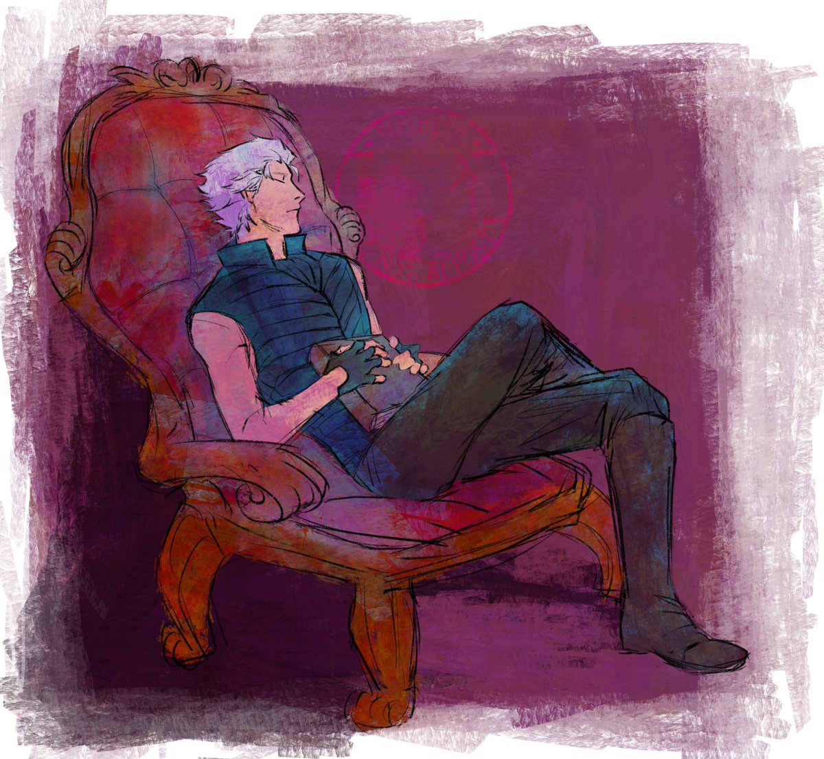 T3mp0rv_2608's tweet photo. Resting the eyes
 #vergil https://t.co/esgeP8FSLj