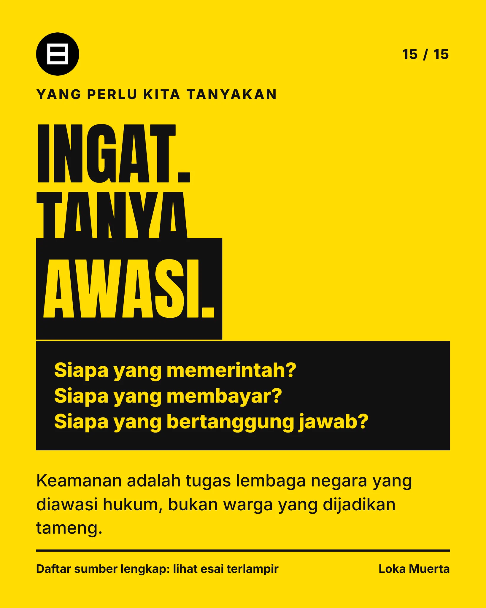 Aliansi Rakyat Bergerak on X / X