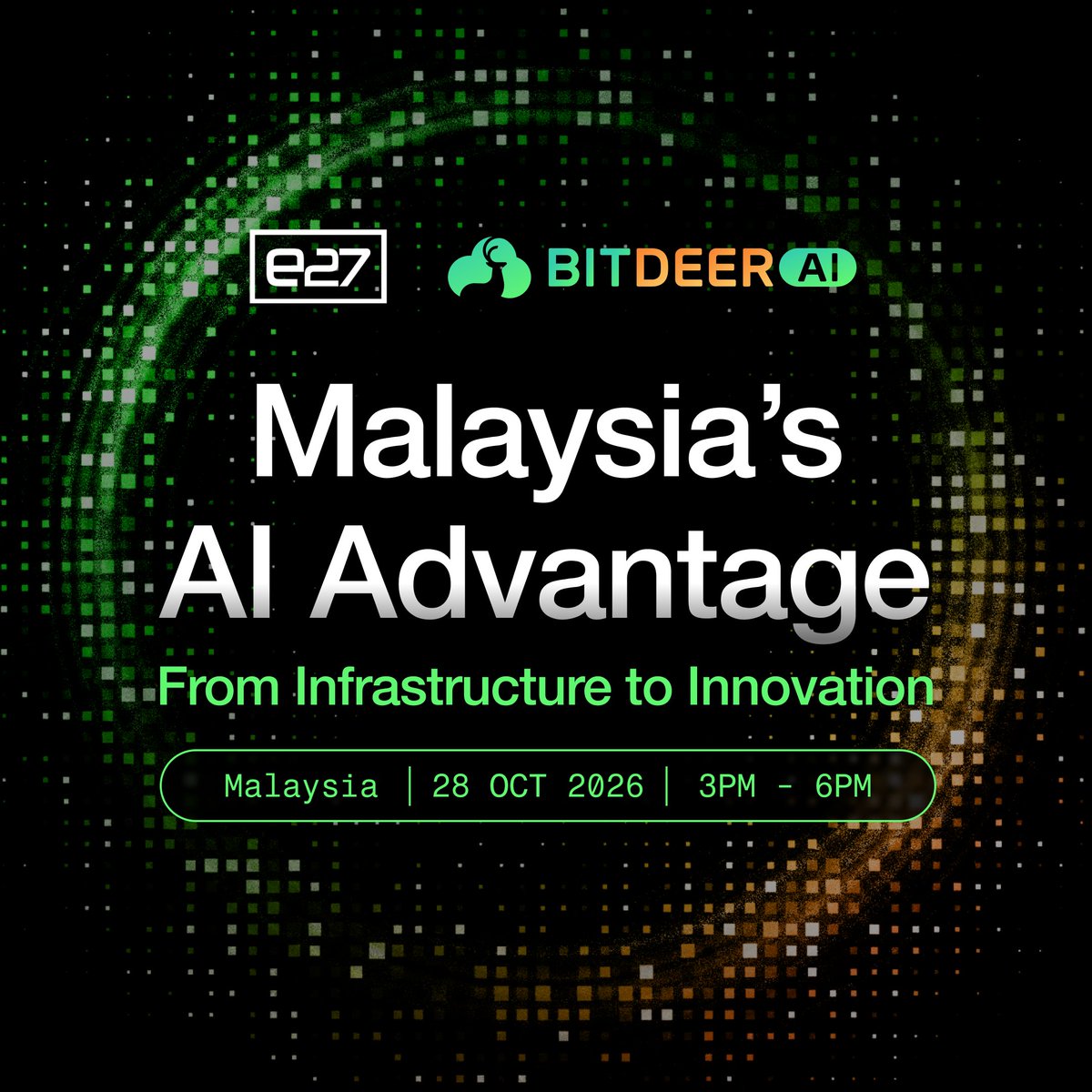 Bitdeer_AI's tweet photo. Malaysia has AI infrastructure. Now, how do we scale it economically? 🇲🇾

@Bitdeer_AI & @e27co are bringing a closed-door roundtable to KL for CTOs & founders actively putting AI into production.

🔥 We’re unpacking:

➤ Proprietary vs. Open-Weight
➤ Pilots ➡️ Production
➤ Taming token economics
➤ GPU strategy: Build vs. Buy

Join the conversation 🚀
📅 Date: Wednesday, 28 October  
📍Venue: Pullman #KualaLumpur City Centre Hotel & Residences 
🔗 Malaysia’s AI Advantage: https://t.co/Bzn9xa8q0f