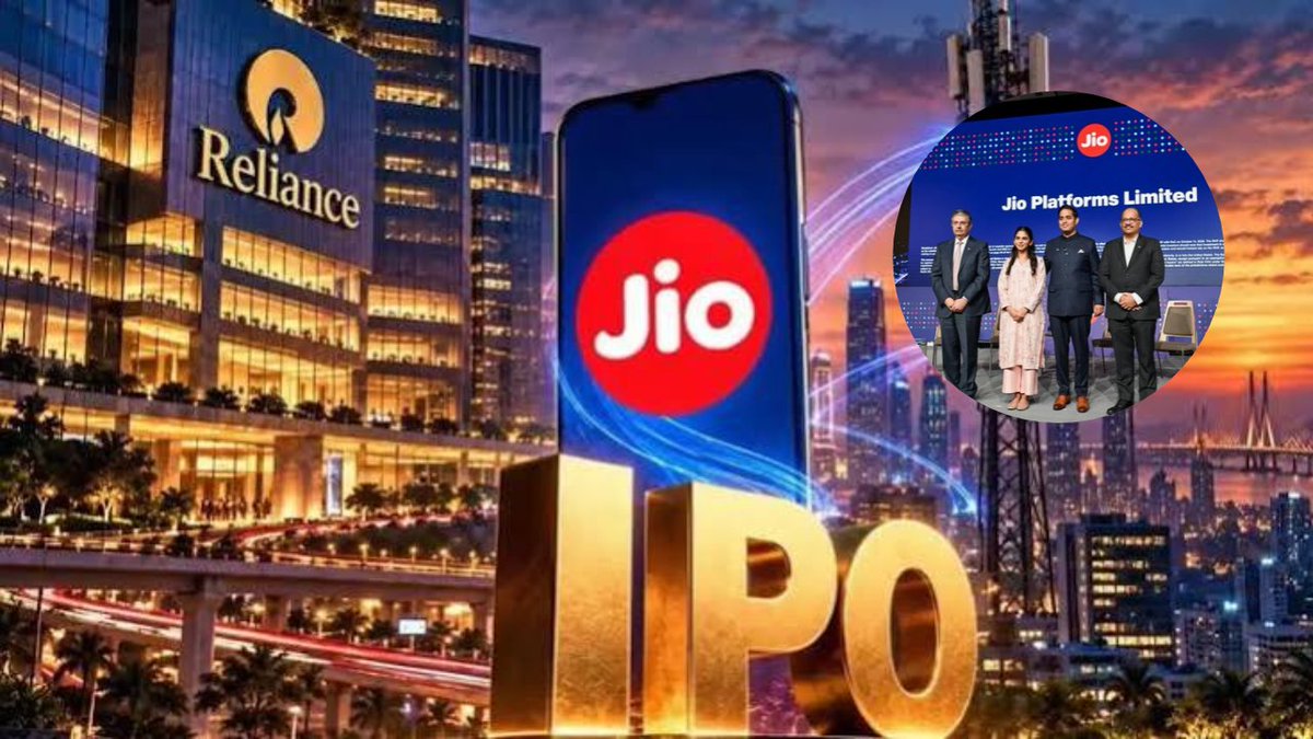 TNPNEWS1's tweet photo. Jio Platforms IPO: सुबह-सुबह बना रिकॉर्ड, QIB कैटेगरी 3.25 गुना बुक
#JioIPOIssueOpen #JioIPO #JioIPOIssueOpen #QIBSubscription #IPONewsToday #RelianceJioIPO #StockMarketNews #ShareMarketNews
https://t.co/VmuwDjJEpX https://t.co/ovXKu4oov8