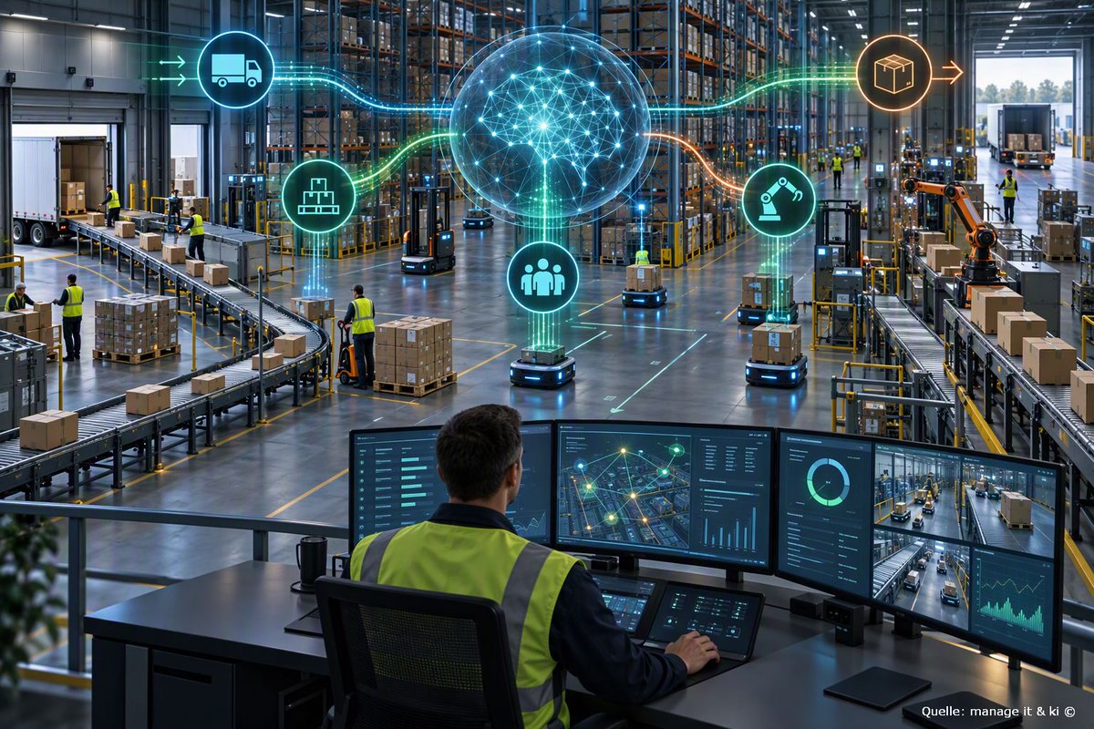 AlbertoAbsmeier's tweet photo. Digitale Mitarbeiter im Fulfillment: Wie KI-Agenten den Lagerbetrieb unterstützen sollen
Mit Fulfillment Flow will IFS Softeon kontextbezogene KI direkt in die operative Lagersteuerung integrieren. 
https://t.co/NiJ4TMQH8p https://t.co/KUM3nhCooc