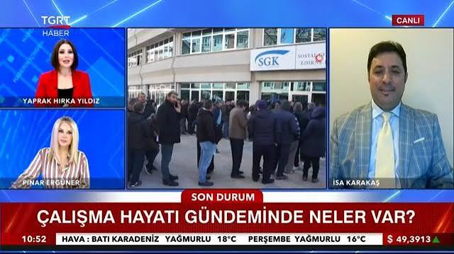 isakarakas's tweet photo. 📢Bugün yine10:40'ta @tgrthabertv bekliyoruz 
📷SGK'dan Emeklilere Faizsiz EV Kredisi 
📷 Emeklilikte Kademe talepleri ve EYT 
📷MECLİSTE BÜTÇE: Kime Ne Var? 
📷 Asgari Ücret Ne Kadar Olacak?  📷
#sgk #emekli #seyyanenzam #tazminat #kademe 
#memur #engelli #taşeron #belediye 
@ErcanSeki @yaprakhirka @BezirciMuge
