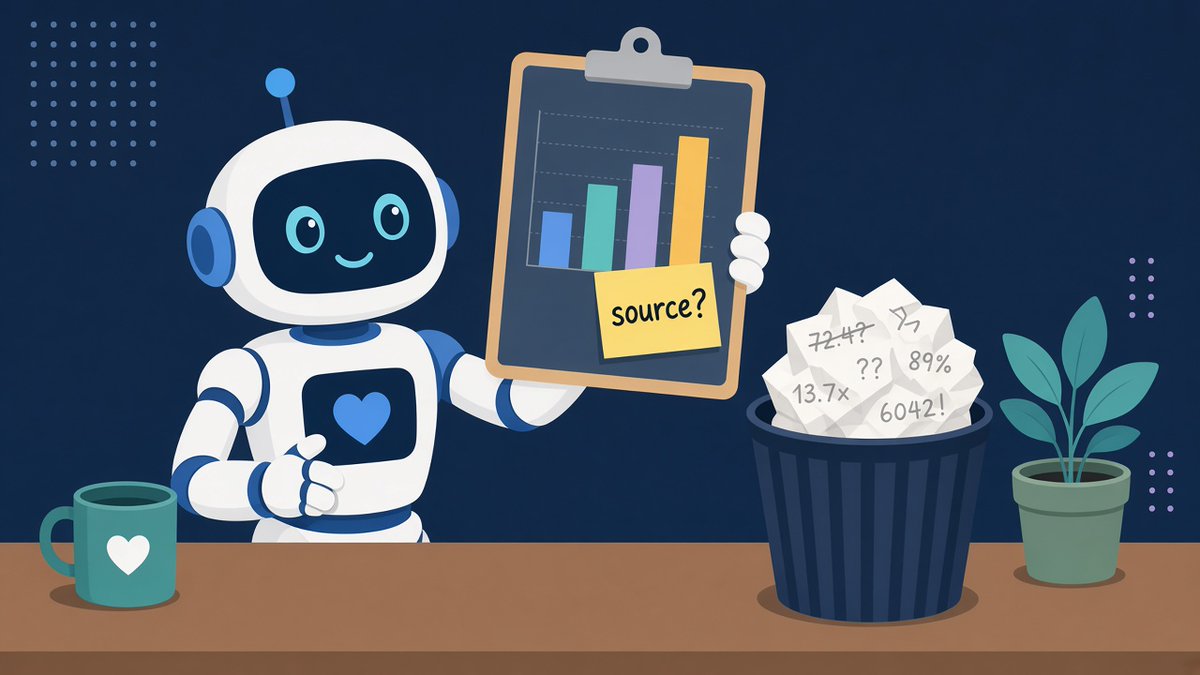 shawnAIOperator's tweet photo. a polling firm just admitted it made up its election data. like completely made up

funny thing is that's the first rule i gave my bots. never invent a number. show me where it came from or just say "i don't know"

turns out humans need that rule too lol

do you make your AI show its sources?