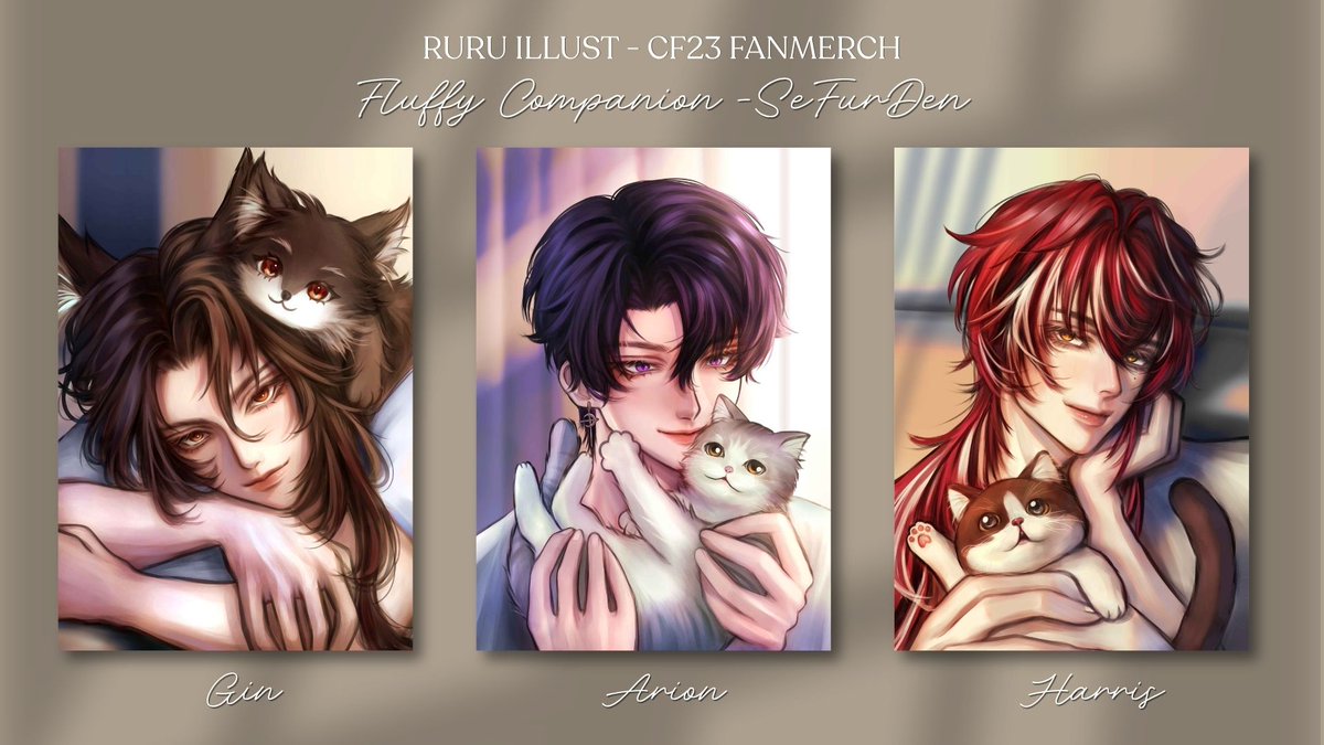 ruruillust_'s tweet photo. New Arts Alert 🗣️(anime style &amp; semi realism style)💛💜❤️
(link PO on replies) (open until 21 october 23.59 PM)
#cf23 fanmerch #sefurden by @ruruillust_ 
#artion #gehennart #harristhetic https://t.co/BgLQ7T4zwf
