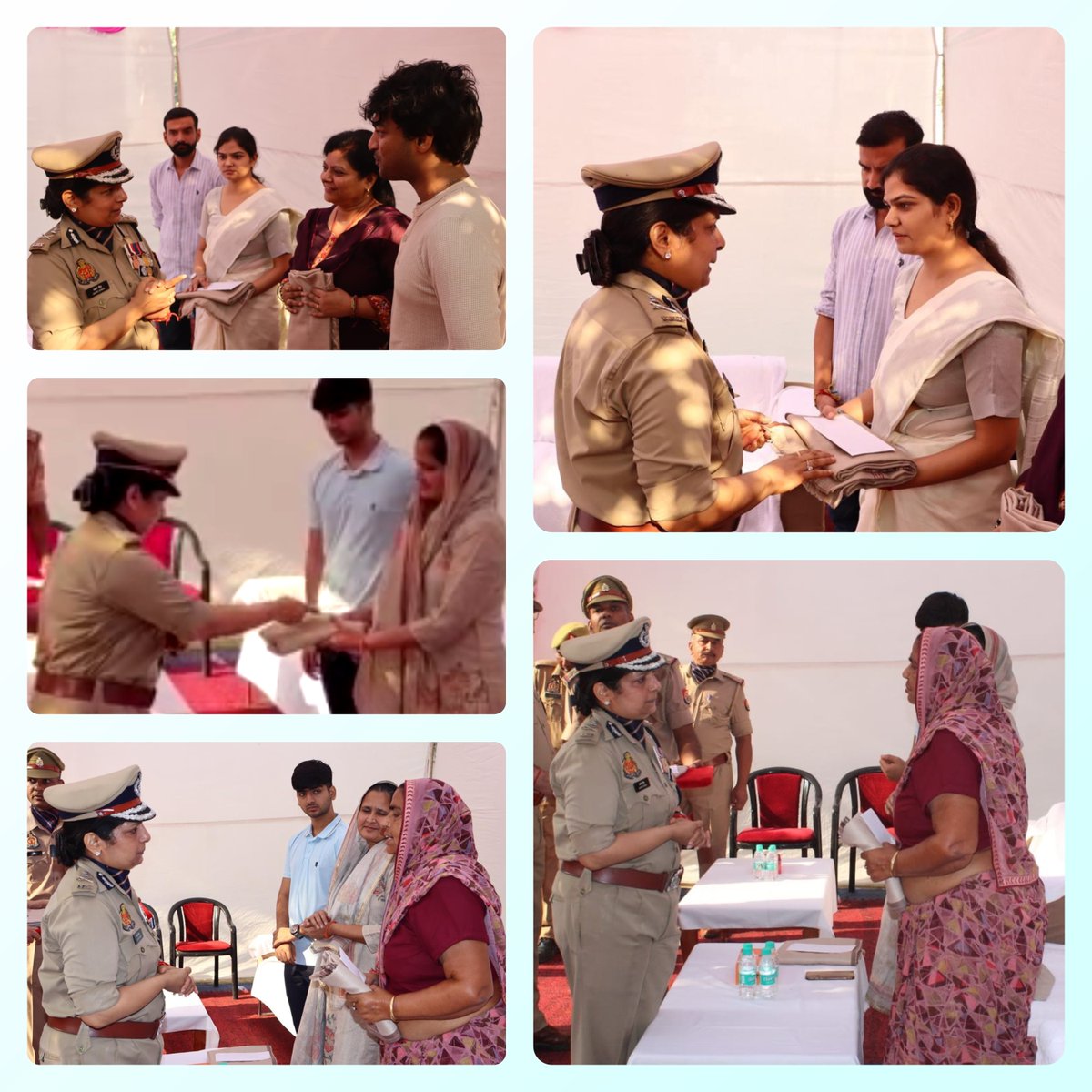 CP_Noida's tweet photo. कर्तव्य पथ पर अमरत्व को प्राप्त करने वाले वीर शहीदों को शत्-शत् नमन !

#पुलिस_स्मृति_दिवस के अवसर पर कर्तव्य पथ पर अपने प्राण न्योछावर करने वाले वीर शहीद पुलिसकर्मियों को रिजर्व पुलिस लाइन्स, कमिश्नरेट गौतमबुद्धनगर में @CP_Noida एवं पुलिस अधिकारी/कर्मियों द्वारा उनके अदम्य साहस, अटूट कर्तव्यनिष्ठा और सर्वोच्च बलिदान को नमन करते हुए श्रद्धा सुमन अर्पित कर भावभीनी श्रद्धांजलि दी गई।

'पुलिस स्मृति दिवस-2026' के अवसर पर विगत वर्ष में कर्तव्य पथ पर प्राणों की आहुति देने वाले उत्तर प्रदेश पुलिस के वीर शहीदों के परिजनों से @CP_Noida ने आत्मीय भेंट कर उनका कुशलक्षेम जाना तथा अपनी संवेदनाएं एवं सम्मान व्यक्त किया।

#PoliceCommemorationDay2026 
#PoliceSmritiDiwas 
#UPPolice
#NoidaPolice