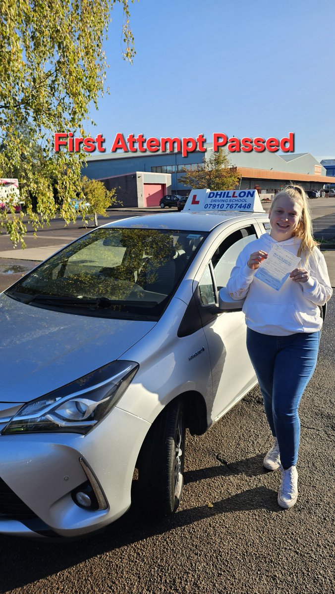 dhillondrivings's tweet photo. Well done to Jess on passing her driving test first time with few minors DF at Dudley test centre...Congratulations!
https://t.co/IAjFw0t7sk
#drivinglessons
#Instructor
#automaticdrivinglessons
#lessons
#drivingschool https://t.co/GykXYlMV7w