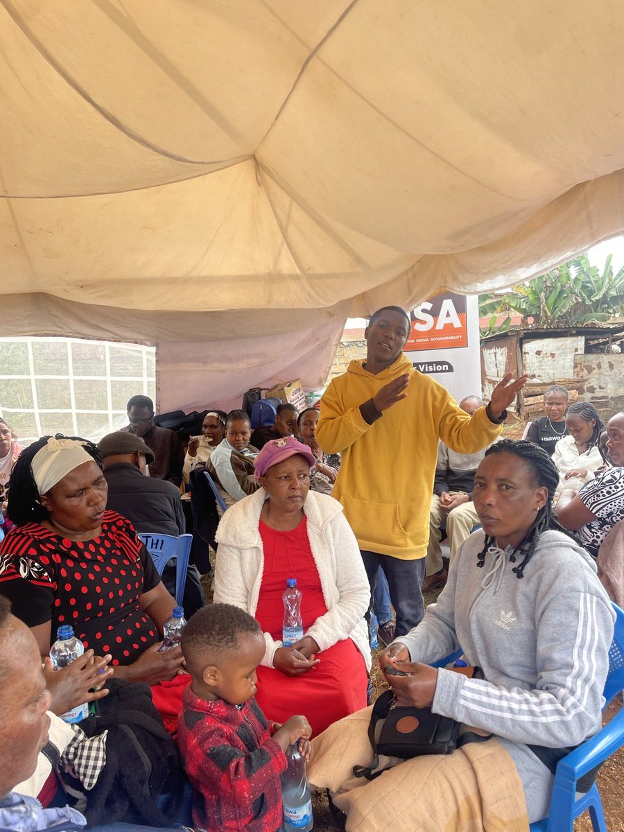 TISAKenya's tweet photo. Five days of community listening started with a simple act: sitting down and listening.

Early evidence from our Gender Action Learning System (GALS) shows deep shifts taking root. Tools like the Happy Family Tree and Visioning Journey are moving past theory to challenge everyday domestic power dynamics. In households where traditional expectations once dictated every chore, male champions are stepping up to cook, clean, handle childcare, and manage farm produce alongside their partners. Nearby, young people who once faced systemic risks like substance abuse have organized, forming cooperative SACCOs and registered CBOs to anchor their own economic futures.

Yet, the ground reality exposes sharp contradictions that require urgent focus.

Women traders work through the night, often until dawn, only to return home to take on another shift of unpaid domestic work, with little time to rest or recover. At the same time, trading centers face an unchecked expansion of alcohol outlets, 16 to 20 packed into a single small area, threatening local stability and safety.

Transformation requires addressing these structural pressures directly. Moving forward, community captains are scaling peer-to-peer mentoring, expanding networks for male allies, and setting up ongoing feedback loops with local administration to protect livelihoods. This happens when communities lead the analysis and drive their own solutions.