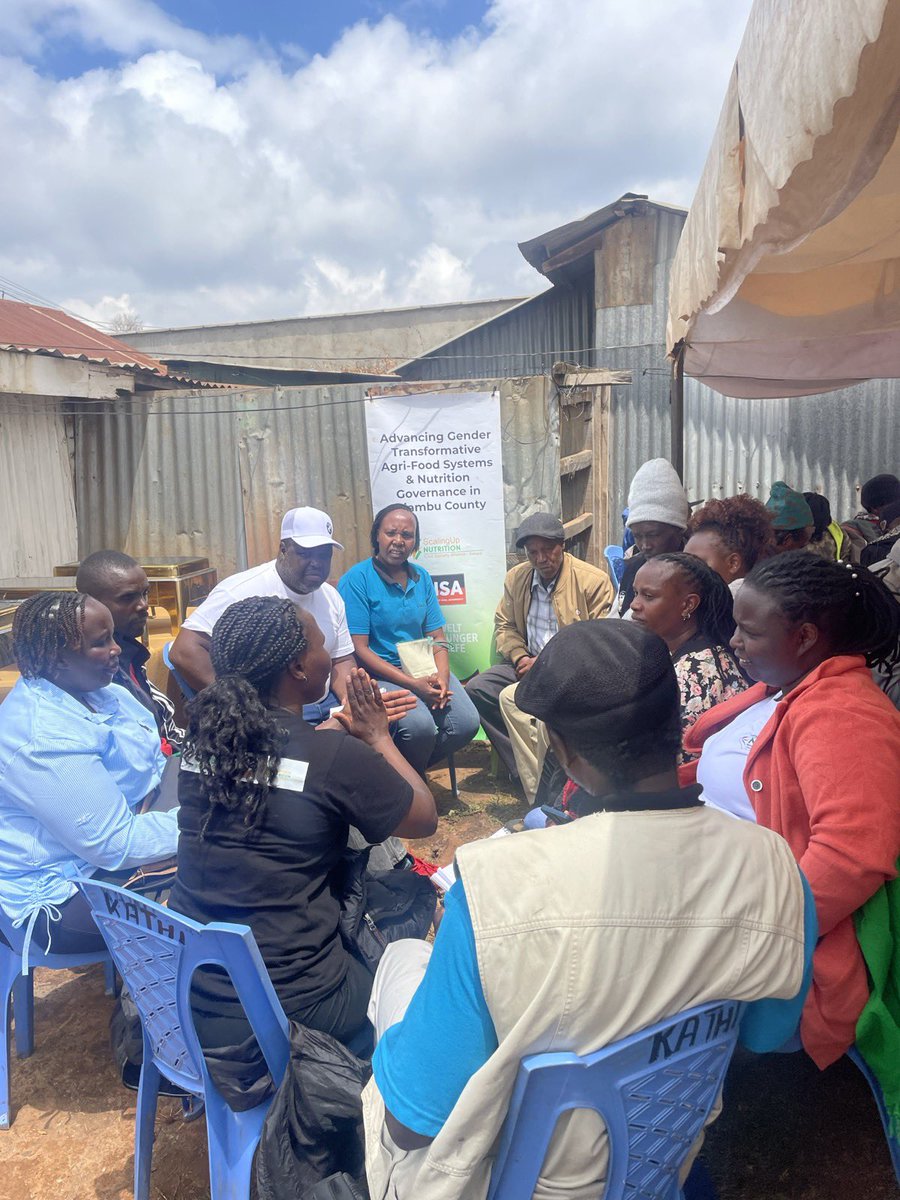 TISAKenya's tweet photo. Five days of community listening started with a simple act: sitting down and listening.

Early evidence from our Gender Action Learning System (GALS) shows deep shifts taking root. Tools like the Happy Family Tree and Visioning Journey are moving past theory to challenge everyday domestic power dynamics. In households where traditional expectations once dictated every chore, male champions are stepping up to cook, clean, handle childcare, and manage farm produce alongside their partners. Nearby, young people who once faced systemic risks like substance abuse have organized, forming cooperative SACCOs and registered CBOs to anchor their own economic futures.

Yet, the ground reality exposes sharp contradictions that require urgent focus.

Women traders work through the night, often until dawn, only to return home to take on another shift of unpaid domestic work, with little time to rest or recover. At the same time, trading centers face an unchecked expansion of alcohol outlets, 16 to 20 packed into a single small area, threatening local stability and safety.

Transformation requires addressing these structural pressures directly. Moving forward, community captains are scaling peer-to-peer mentoring, expanding networks for male allies, and setting up ongoing feedback loops with local administration to protect livelihoods. This happens when communities lead the analysis and drive their own solutions.