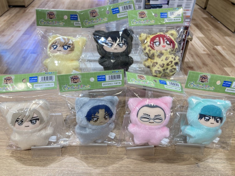 sofmap_girls's tweet photo. 【グッズ入荷情報】

『新テニスの王子様』

✅ちみけもますこっと
・白石蔵ノ介
・千歳千里
・金色小春
・一氏ユウジ
・忍足謙也
・財前光
・遠山金太郎

四天宝寺メンバーのグッズが入荷いたしました✨✨

6Fにて展開してますので、ぜひご利用ください‼️

#新テニスの王子様 #テニプリ #四天宝寺 https://t.co/O69Q5x5wPr
