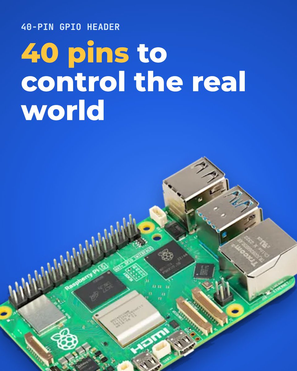 nyerekatech's tweet photo. A computer the size of a credit card.

Plug it into any screen, control LEDs and motors, run your own home server.
https://t.co/htK3Eb33xF

#RaspberryPi #IoT #Rwanda https://t.co/OhZzjt6UAC