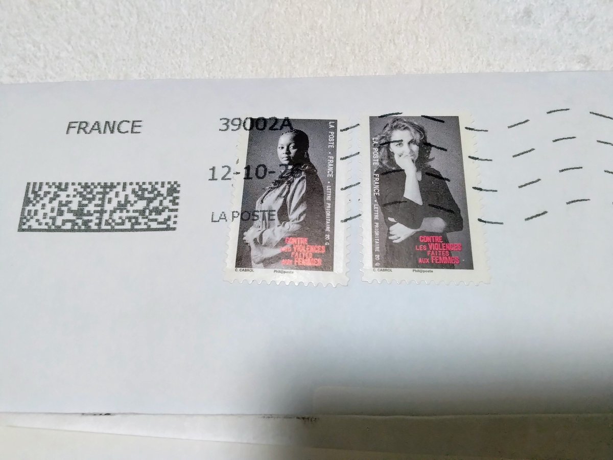 QMingfu23618's tweet photo. あすなろ郵趣会
郵便を楽しむ
フランスから届きました。 https://t.co/H1X7Z04qcr