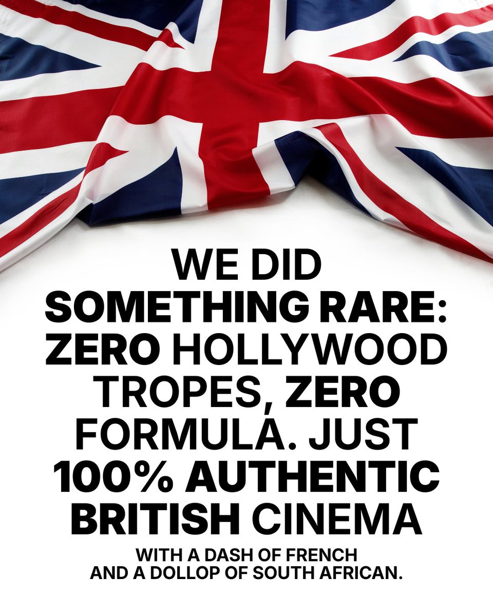 VidaBrosStudios's tweet photo. Hollywood thrives on predictable formulas &amp; lazy tropes.

We chose the hard road instead. 🎬🔥

100% authentic British cinema - with a dash of French flair &amp; a dollop of South African grit with @VernonBarnard  &amp; @calebswanepoel . 🇬🇧🇫🇷🇿🇦

No shortcuts. No clichés. Stay tuned. 👇 https://t.co/GIanOdQHMi
