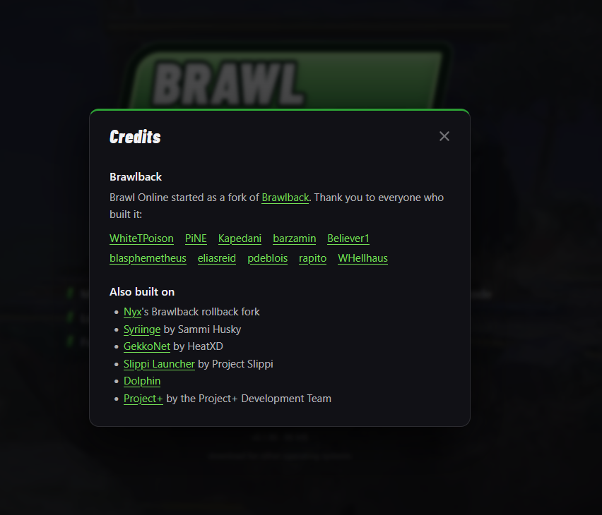 BrawlOnlineNet's tweet photo. For those of you wondering Brawl Online is fully open source and credited. Happy Smashing 🎮

https://t.co/v05KIzFvFd https://t.co/sBWWnKRJgr