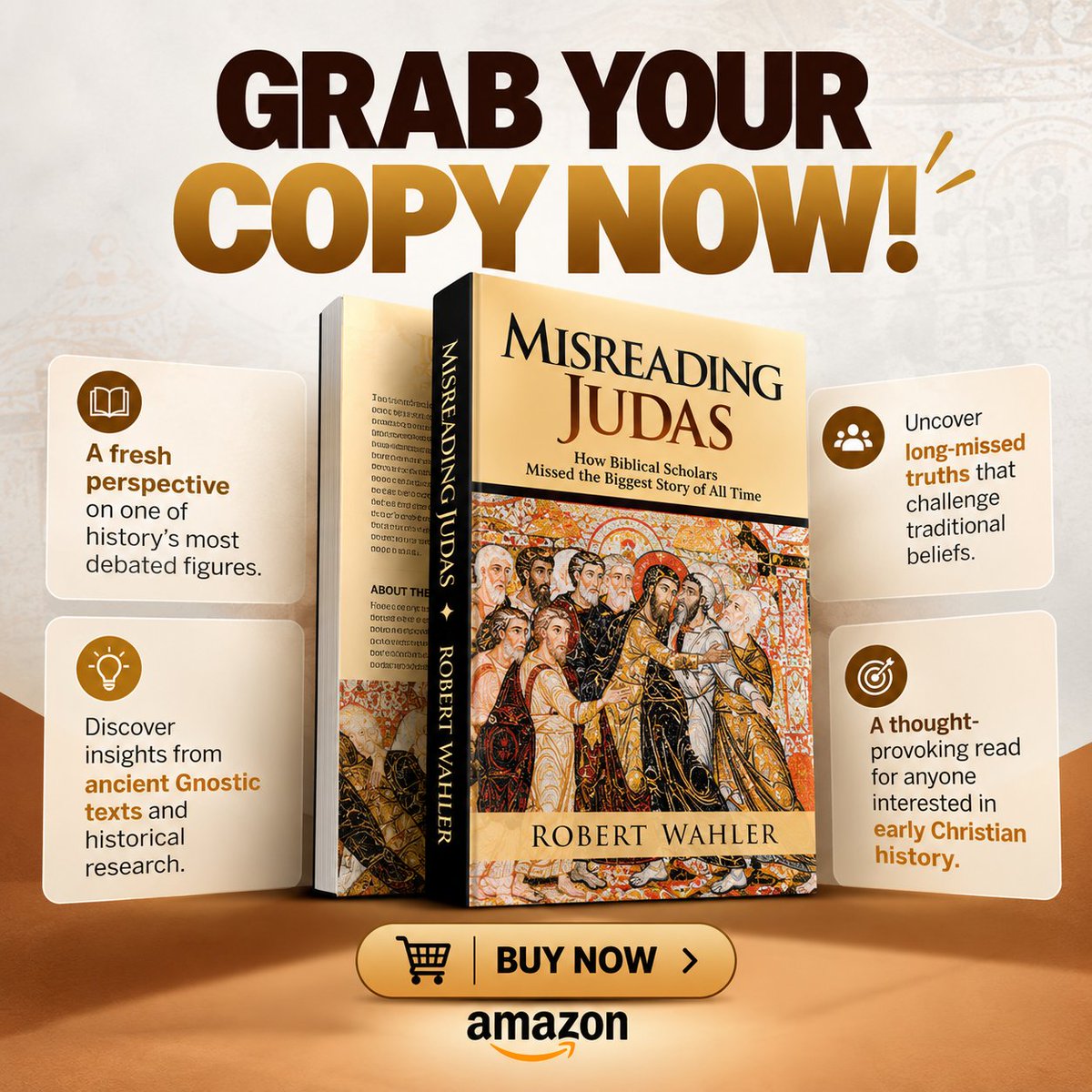 bookvisibirty's tweet photo. Robert Wahler's   Misreading Judas connects the Gospel of Judas with broader questions about   mysticism, Gnosticism, Jesus, Judas, and the evolution of religious   traditions. https://t.co/w4EwLjzgS4 #Gnosticism #Mysticism #Judas   #Jesus #Christianity https://t.co/VGJNp5wHP4