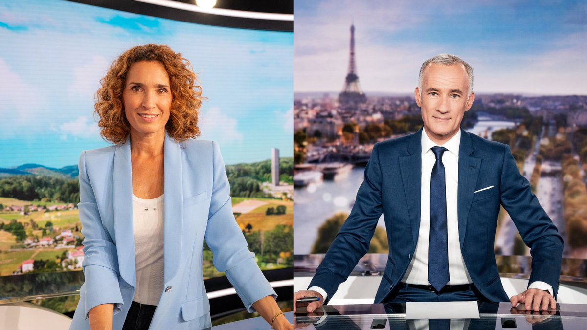 TF1Pro's tweet photo. #Audiences @TF1 @TF1info

Large leadership des rendez-vous de l’Information

#Le13H - @MSLacarrau

📌 4M de Tvsp
✅ 39,4% de PdA 4+
📈 + 1,9M Tvsp vs ppal concurrent

#Le20H - @GillesBouleau

📌 4,9M de Tvsp
✅ 26,1% de PdA 4+
📈 + 1,3M Tvsp vs ppal concurrent https://t.co/gs5JCB6LR6