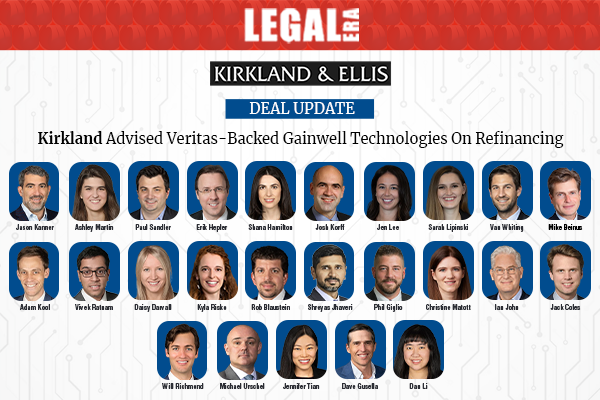 LegalEraGlobal's tweet photo. Kirkland Advised Veritas-Backed Gainwell Technologies on Refinancing

Link to read full News: https://t.co/vCKknOg0Yc  

#LegalEra #DealNews #Kirkland #GainwellTechnologies #VeritasCapital #Refinancing #CorporateLaw #DebtFinance https://t.co/zmEFZbF9VZ